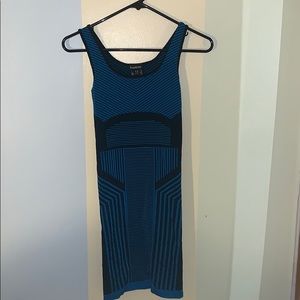 Black and Blue body con dress